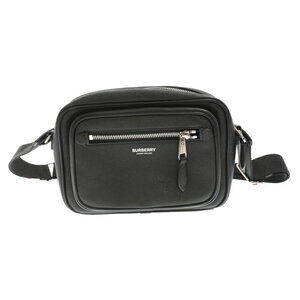Burberry LEATHER CROSSBODY Shoulder Bag Black